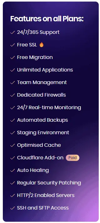 hosting cloudways parametry