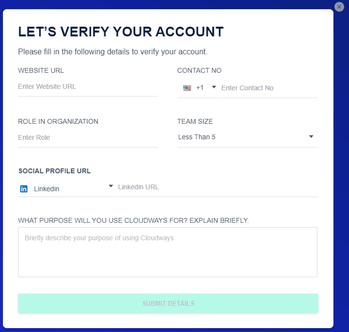cloudways registeace