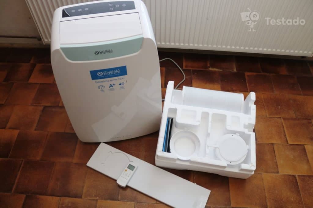 Olimpia Splendid Dolceclima Air Pro 13 A+ klíma csomag tartalma