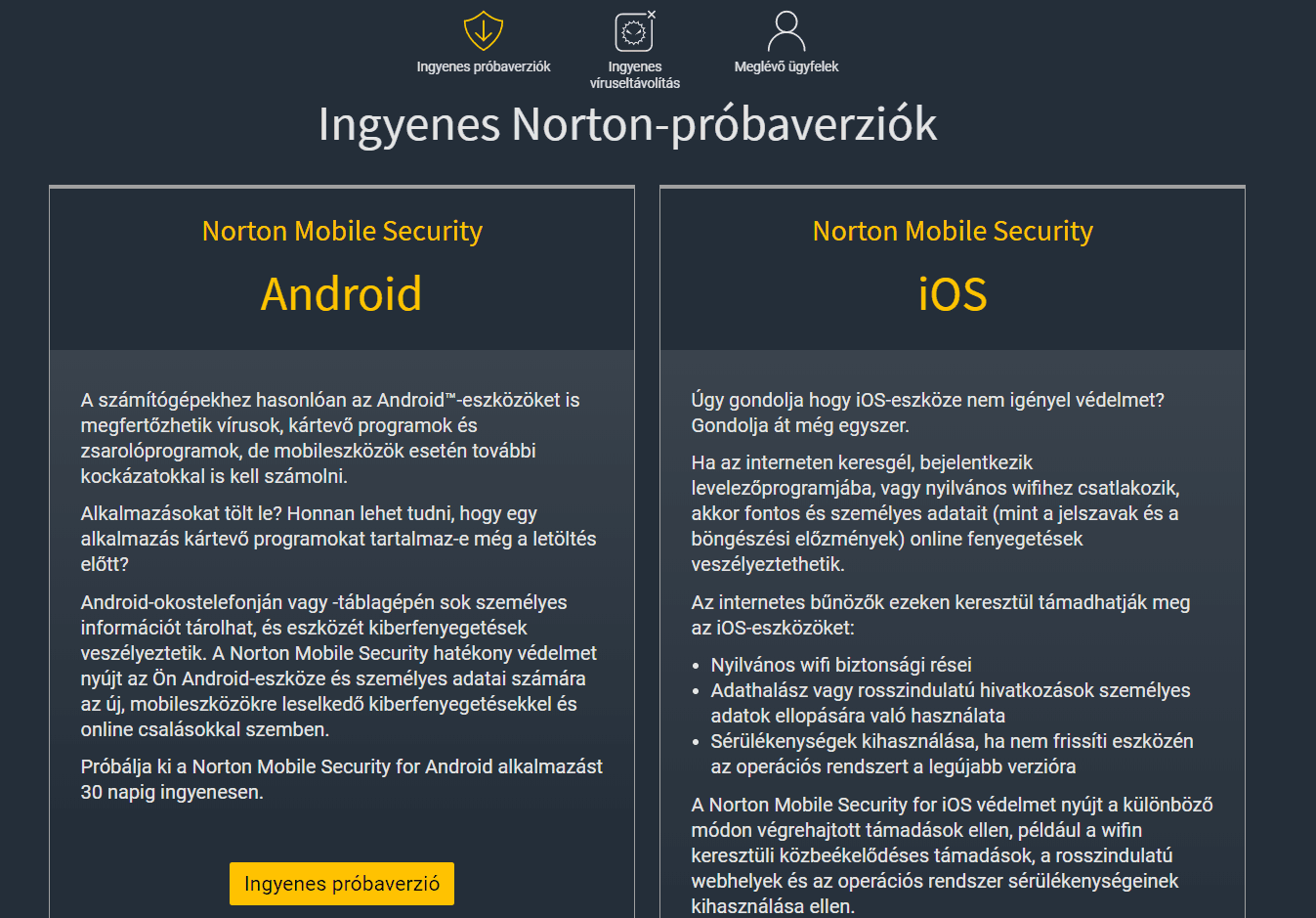 Norton 360 Deluxe vírusirtó