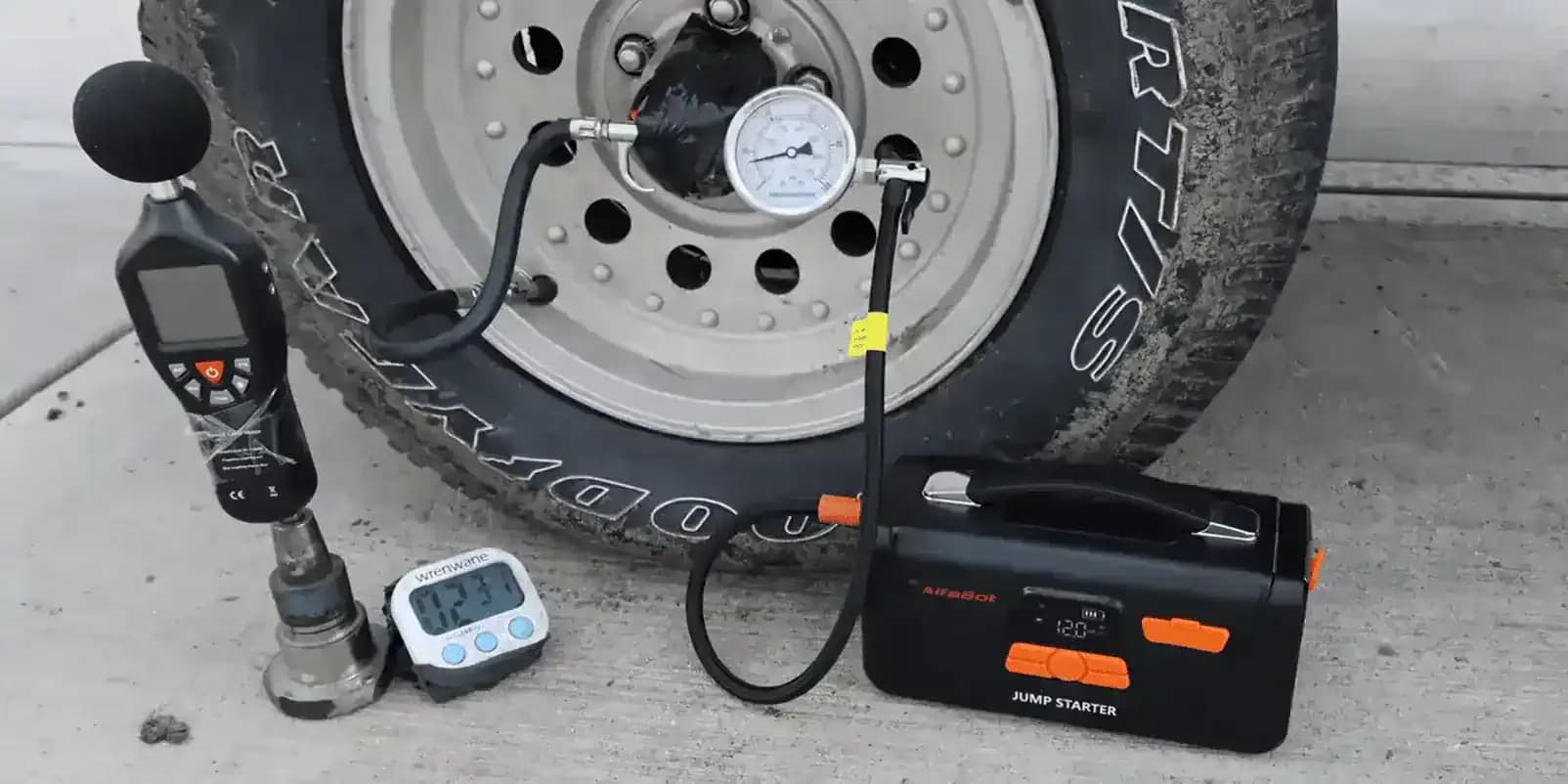 Indító powerbankok - kompresszor funkció