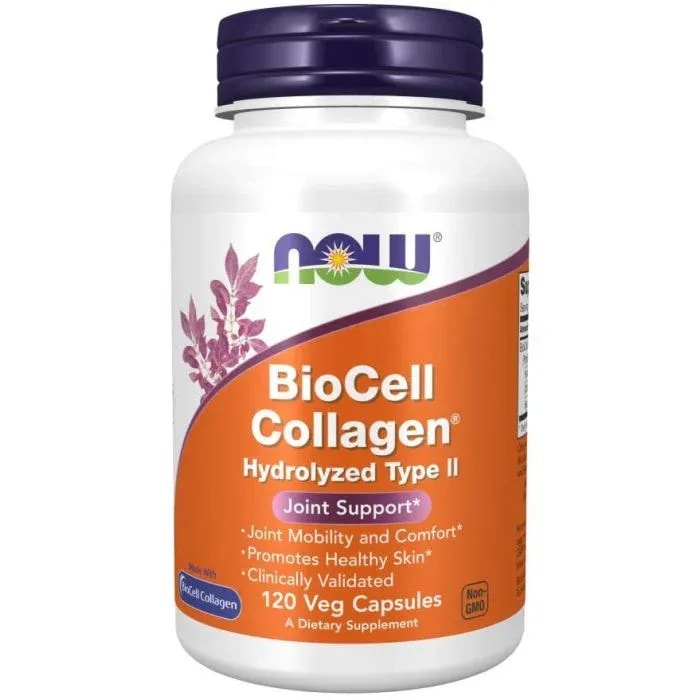 Now Foods–Biocell Collagen II–es típusú hidrolizált kollagén