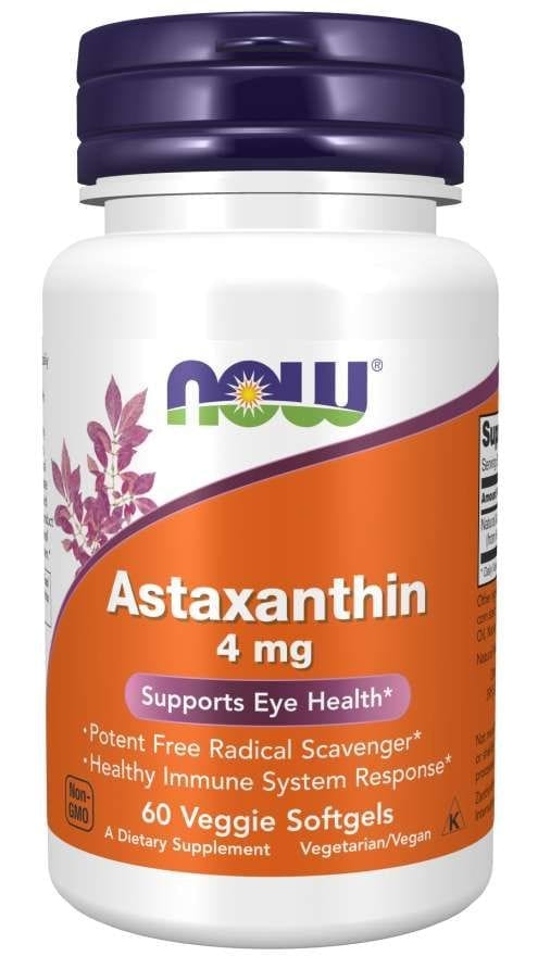 NOW Foods Asztaxantin 4 mg