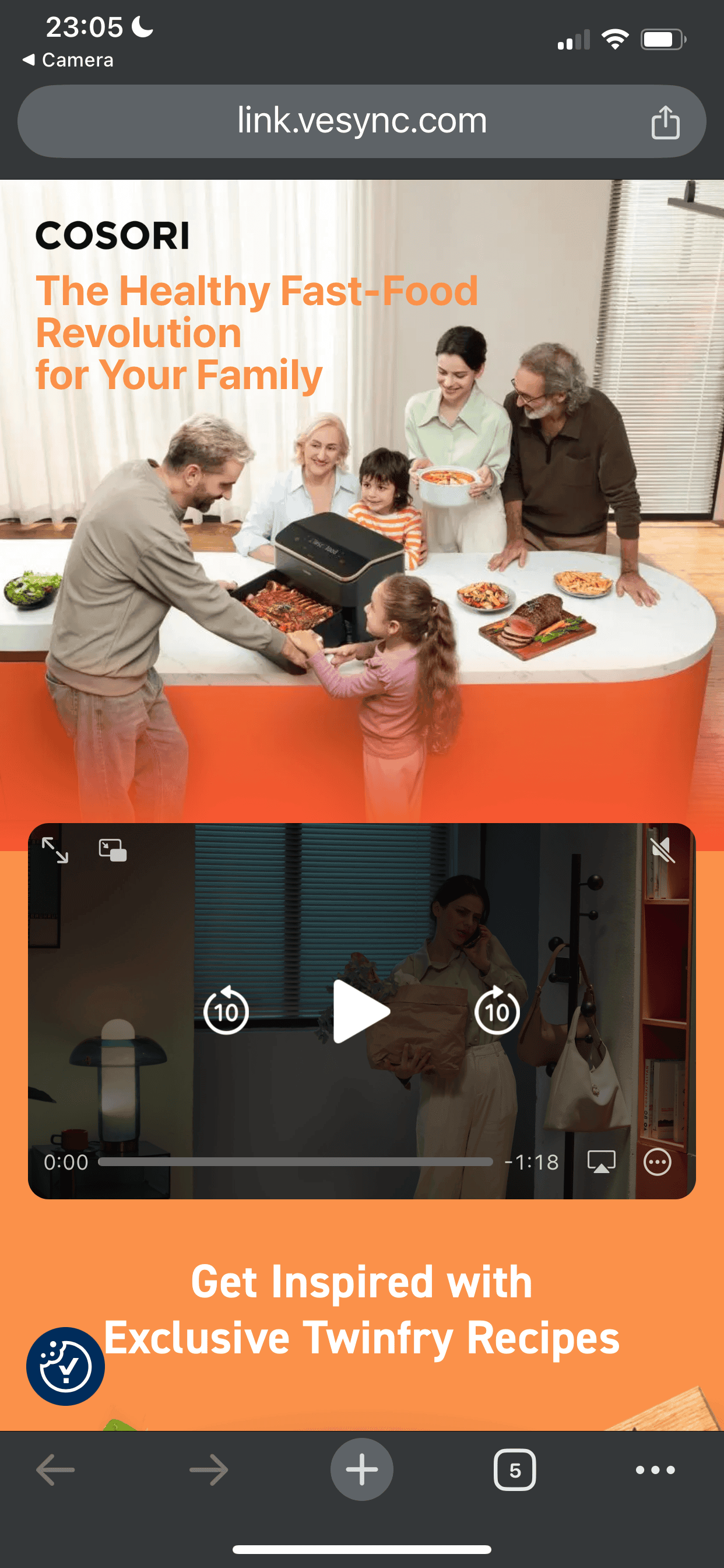 COSORI Dual Blaze TwinFry