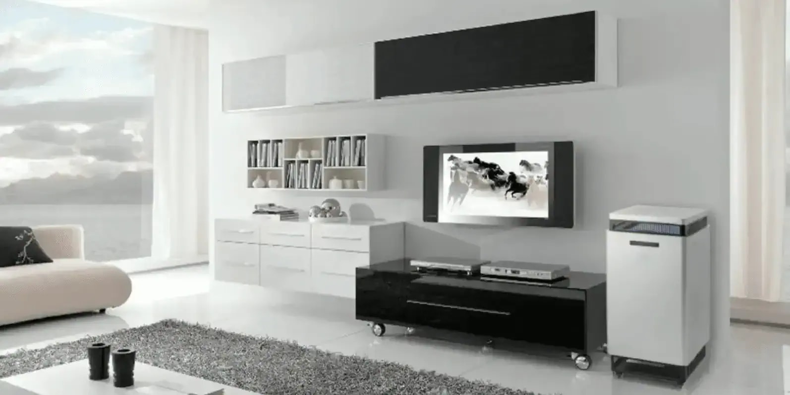 Nappali szekrénysorok