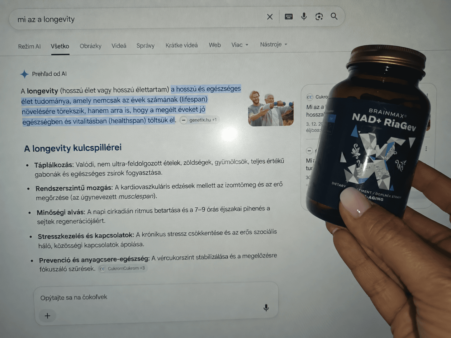 BrainMax NAD+ RiaGev® – Teszt