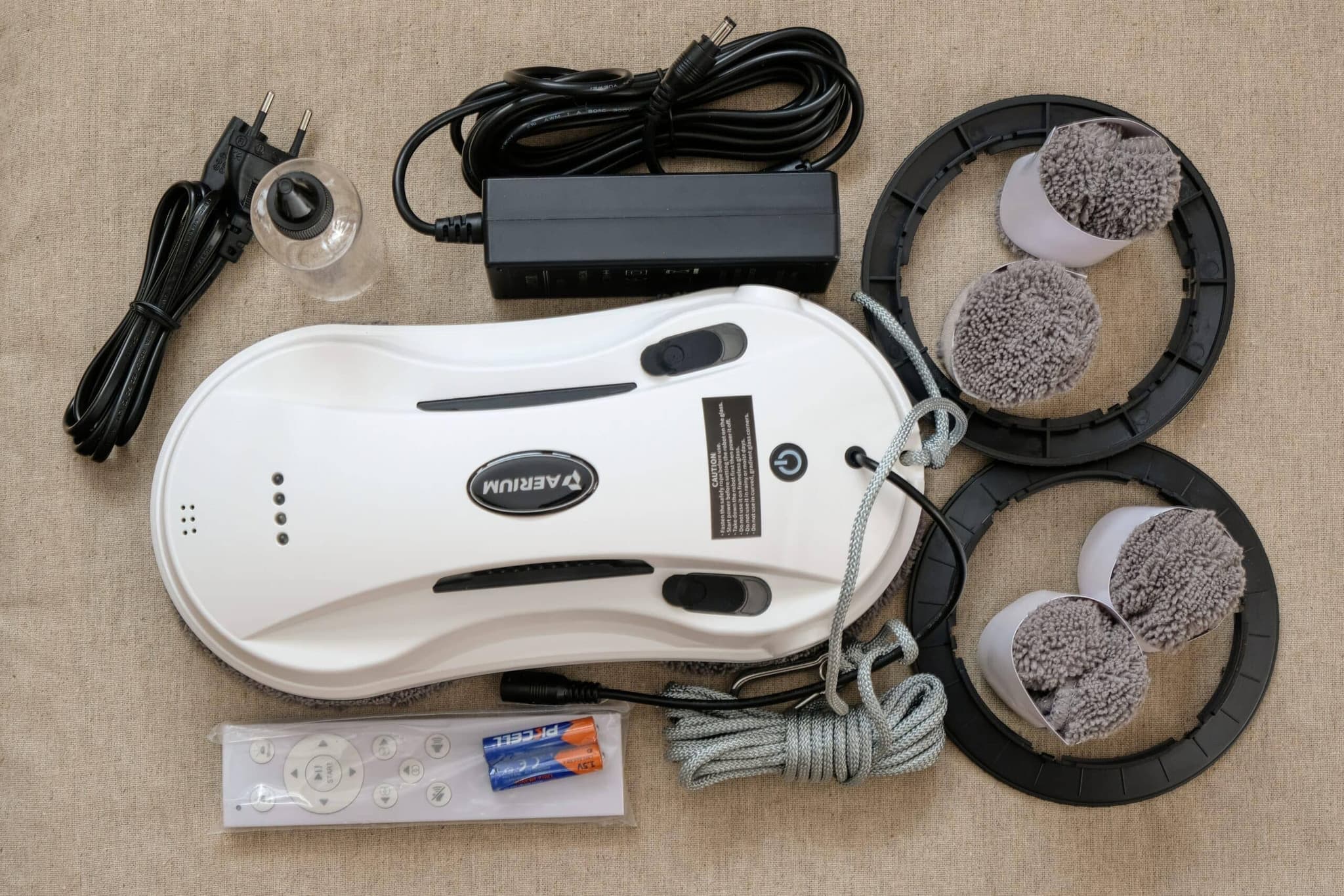 robotický čistič oken Aerium Dewis R480 sada