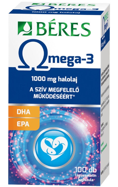 BÉRES Omega-3 lágyzselatin kapszula