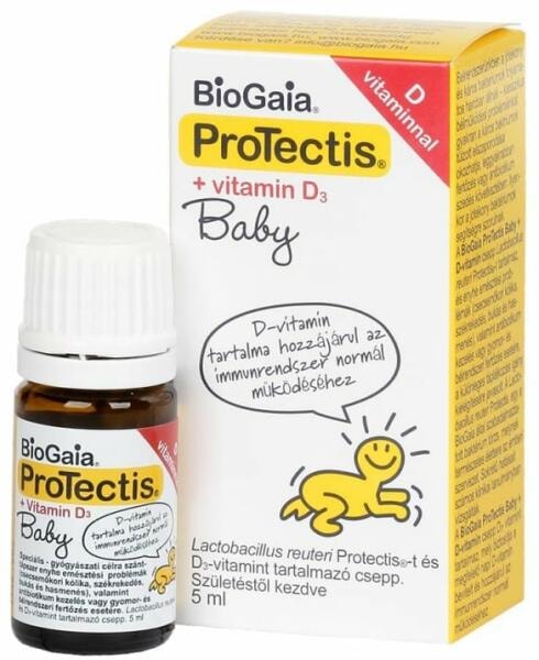 BioGaia Baby + D3 vitamin csepp 5 ml