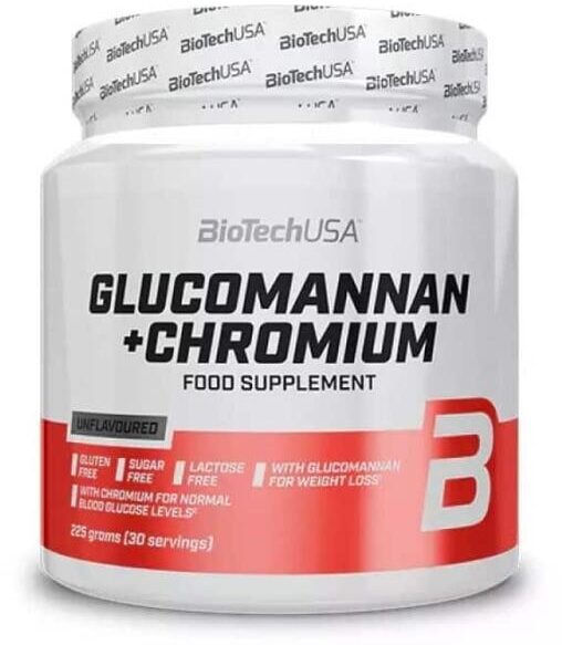 BioTechUSA Glucomannan + Króm por 225g