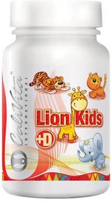 CaliVita Lion Kids+D multivitamin rágótabletta 90 db