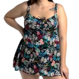 Virágmintás tankini