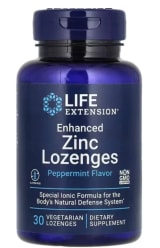 Life Extension Cink pasztilla menta ízű 30 db