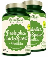 GreenFood Probiotics LactoSpore + Prebiotics 2x60db