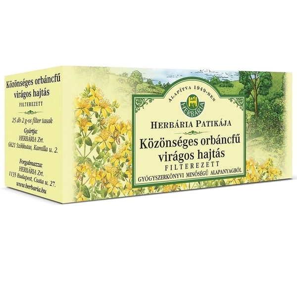 Herbária Orbáncfü Tea 25 Filter: Product review