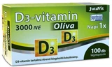 JutaVit D3-vitamin 3000 NE Olíva