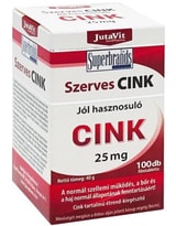 JutaVit Szerves Cink filmtabletta 100 db