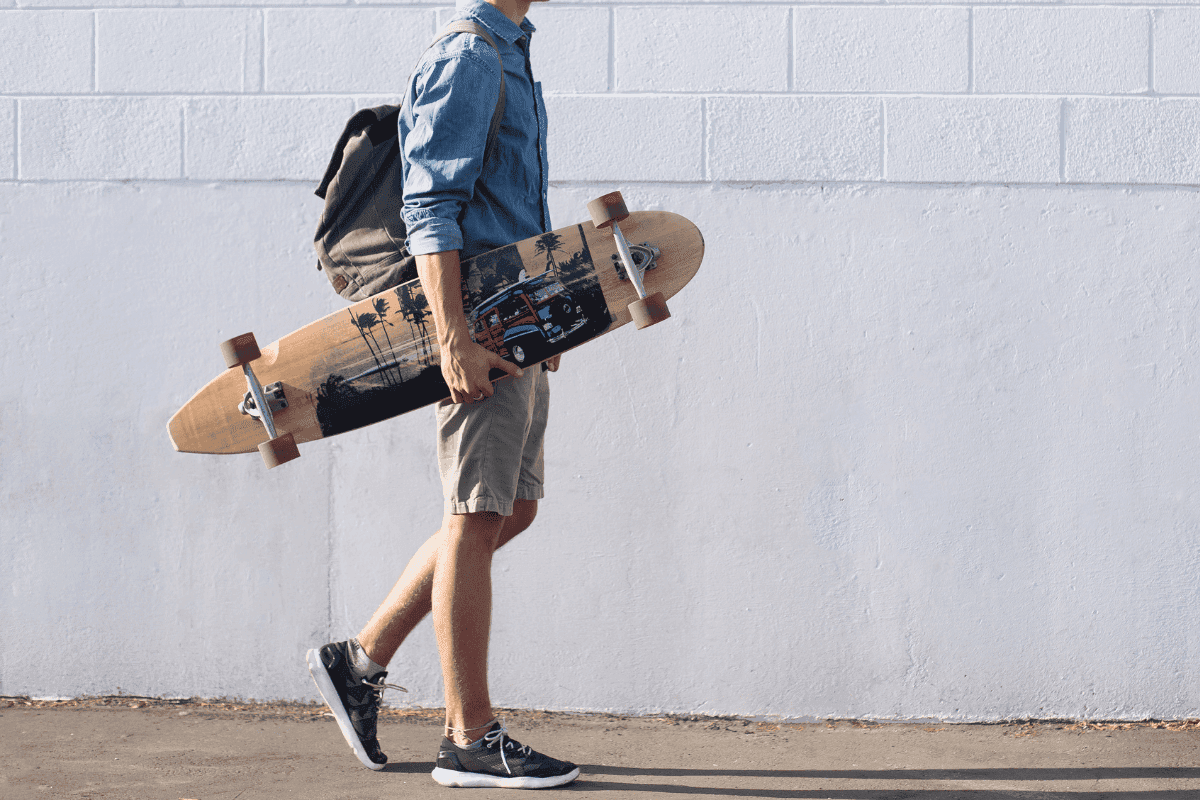 leghobb longboardok séta