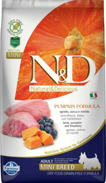 N&D Adult Mini Grain Free Lamb & Blueberry: Product review
