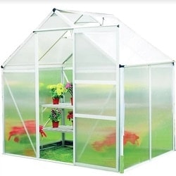 Polikarbonát üvegház 193 × 127 cm