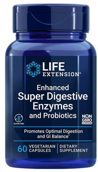 Life Extension Enhanced Super Digestive Enzymes and Probiotics kapszula 60 db