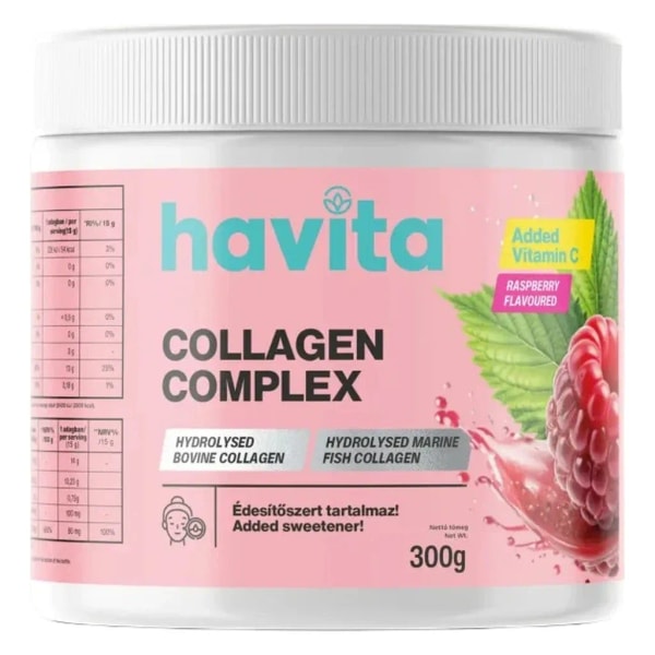 HAVITA Collagen Complex málna italpor: Product review