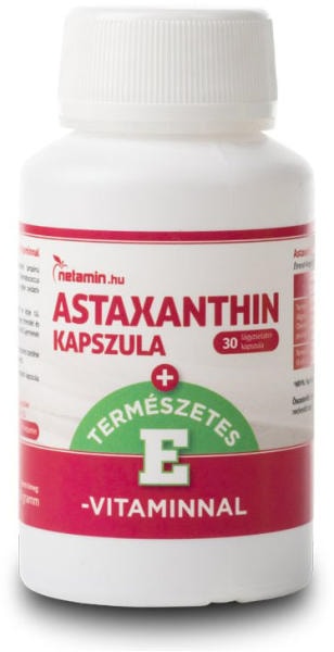 Netamin Astaxanthin kapszula természetes E-vitaminnal 30 db