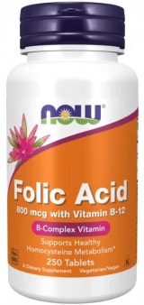 NOW Folic Acid 800mcg