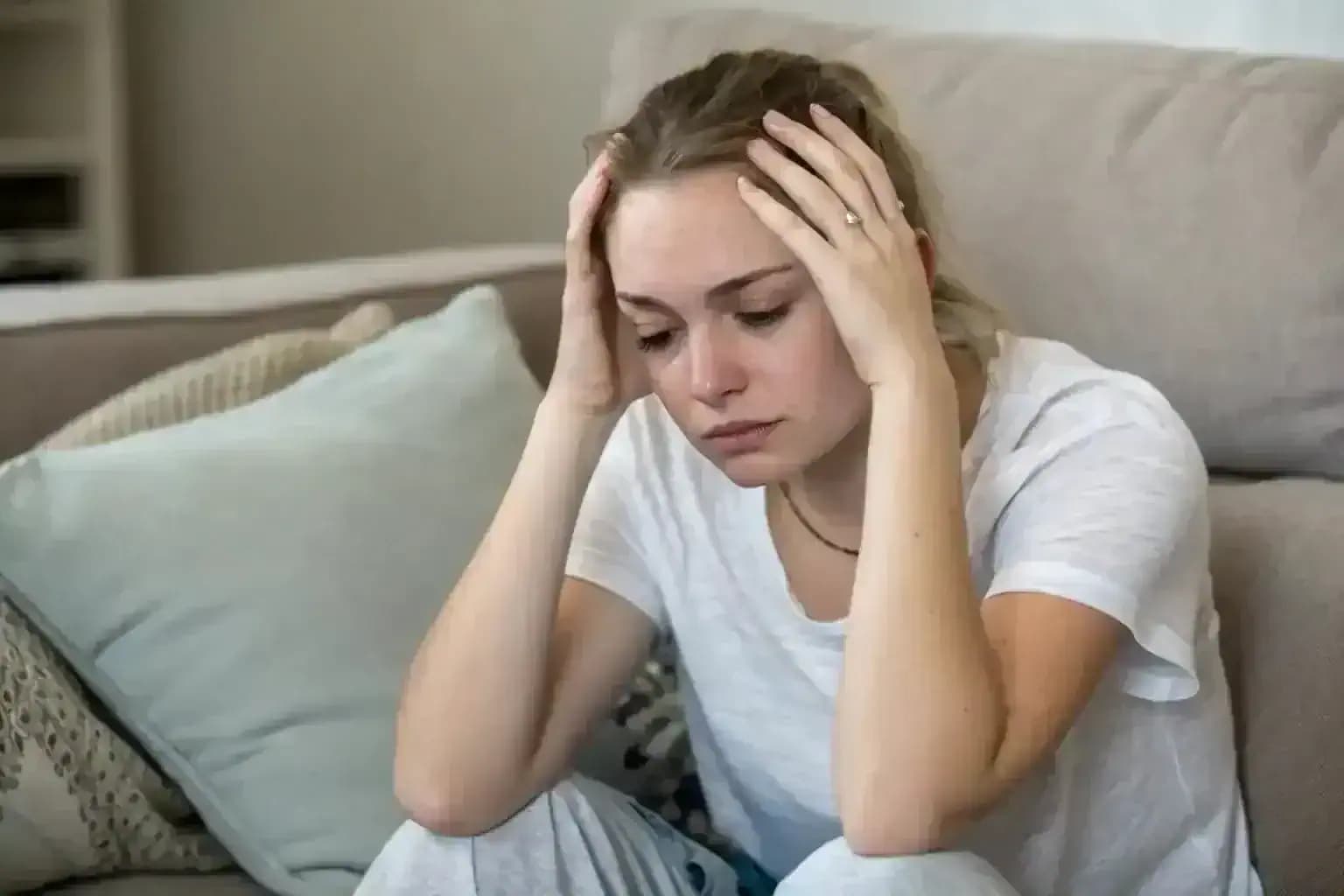 Vashiány - fáradt nő vas készítmény