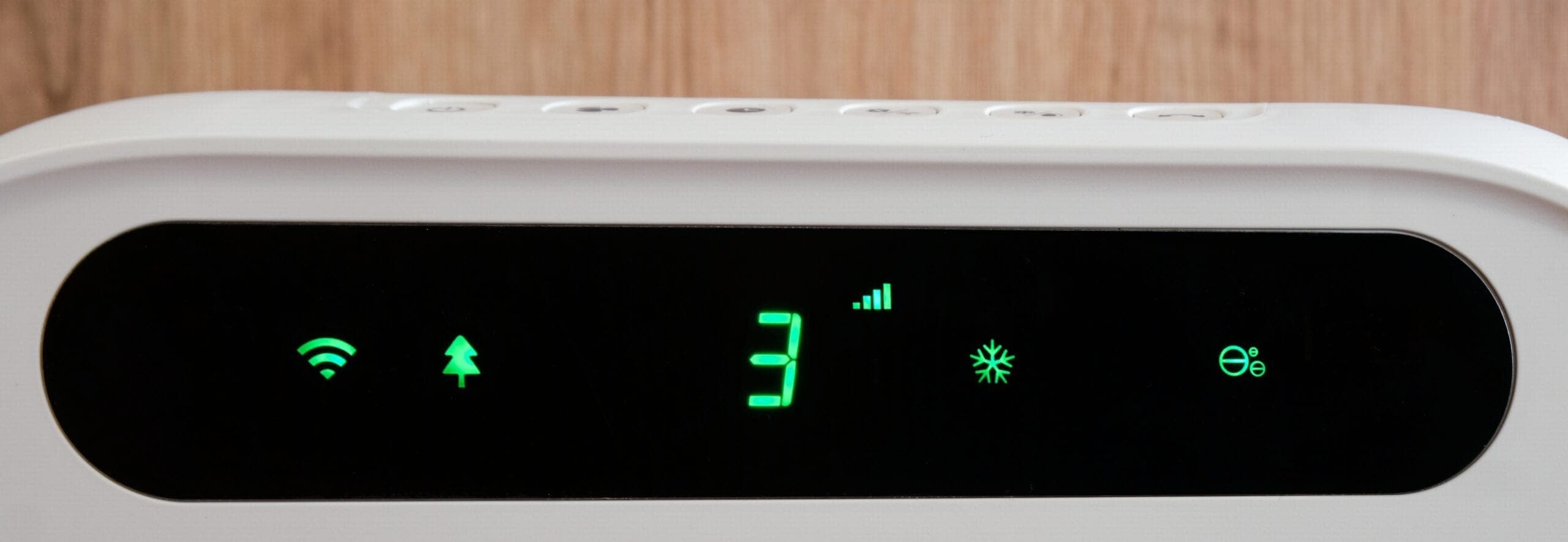 režimy na displeji Olimpia Splendid Peler 25 Wi-Fi