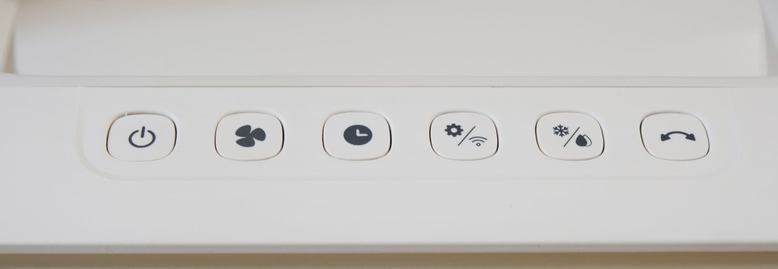 Olimpia Splendid Peler 25 Wi-Fi manuální přepínání režimů tlačítka