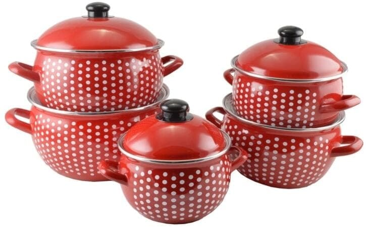 Perfect Home Red Dots 10 pcs