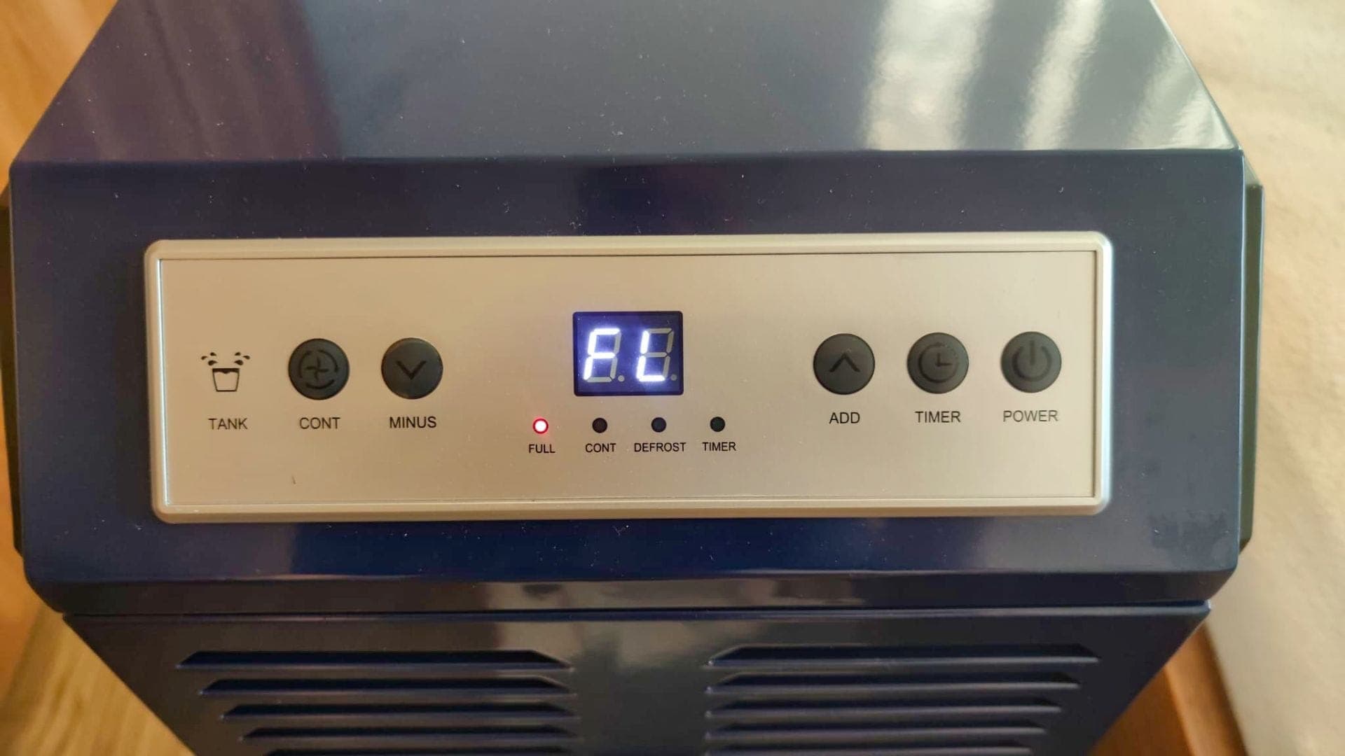 AERIUM DH70E Professional – megtelt kondenzvíz-tartály, Testado teszt