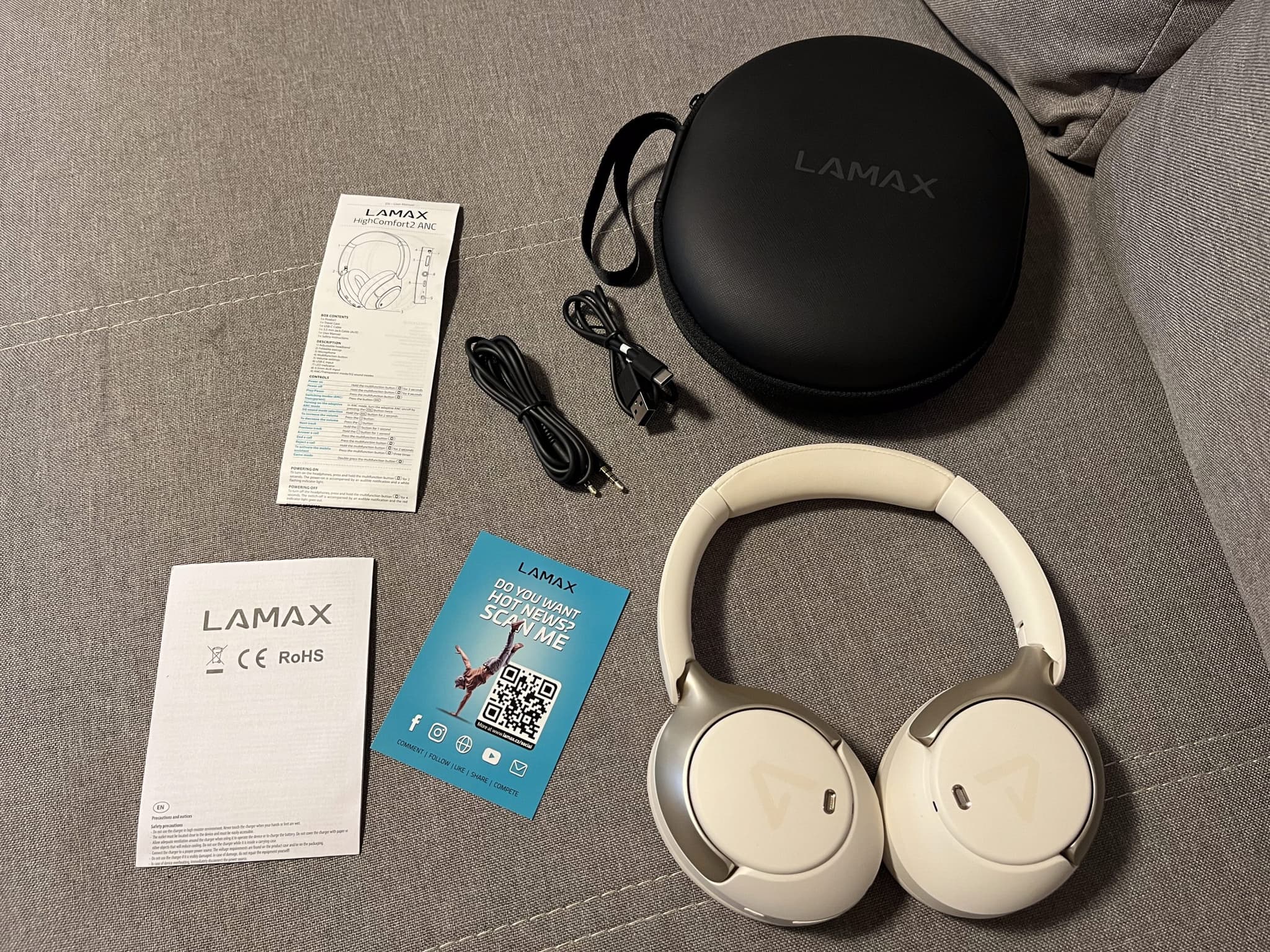 Lamax HighComfort2 ANC fejhallgató teszt