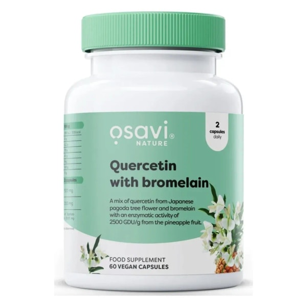 Osavi Quercetin Bromelainnel 60 db: Product review