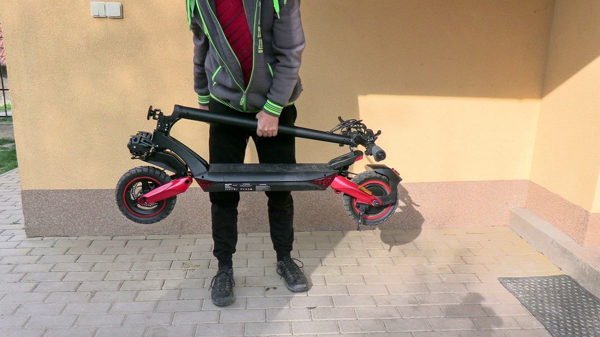 SENCOR SCOOTER X50 összecsukható kormány, elektromos roller teszt