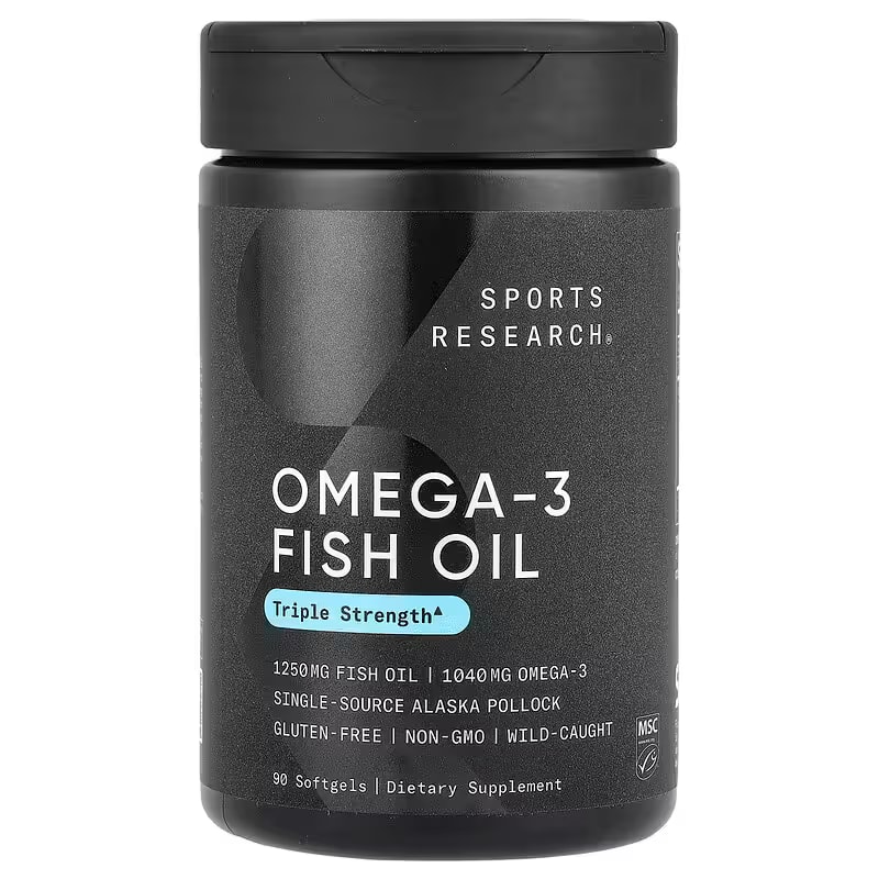 Sports Research Omega-3 Fish Oil Triple Strength
