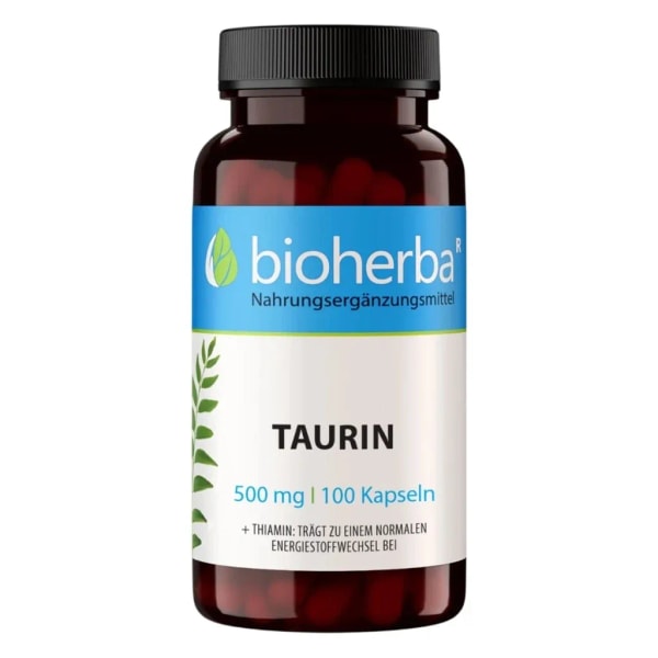 Bioherba Taurin 500 mg B1-vitaminnal, 100 kapszula: Product review