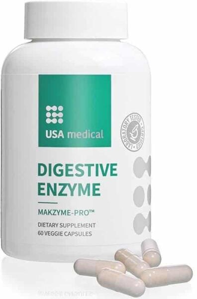 USA medical Digestive Enzyme 60 db
