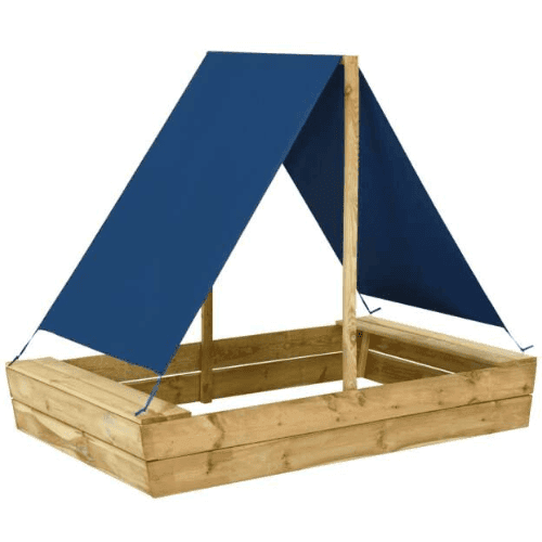 Vidám Fa Homokozó – Kék Tetővel