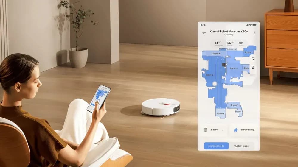 Xiaomi Robot Vacuum X20+ robotporszívó 9