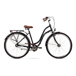 _Városi kerékpár_ROMET POP ART 26 black, M méret_19“_Városi kerékpár 